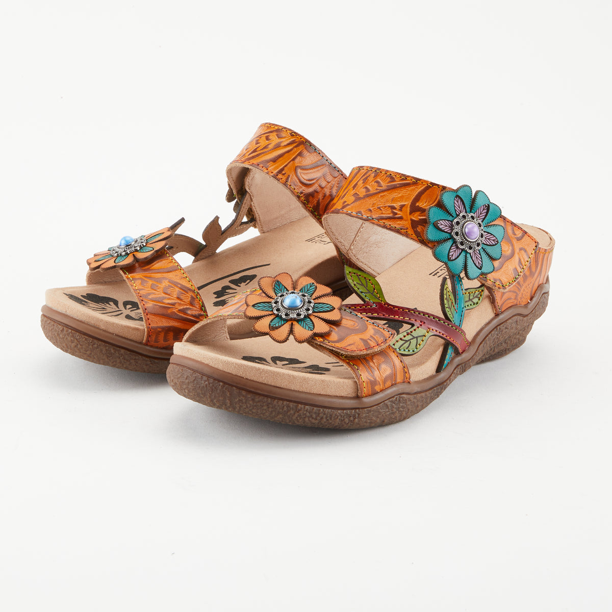 L'artiste Aymee Slide Sandals: Summer Slides – Spring Step Shoes