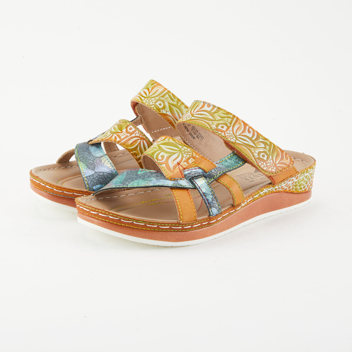 L'artiste Caiman Slide Sandal: Slip on Sandals – Spring Step Shoes