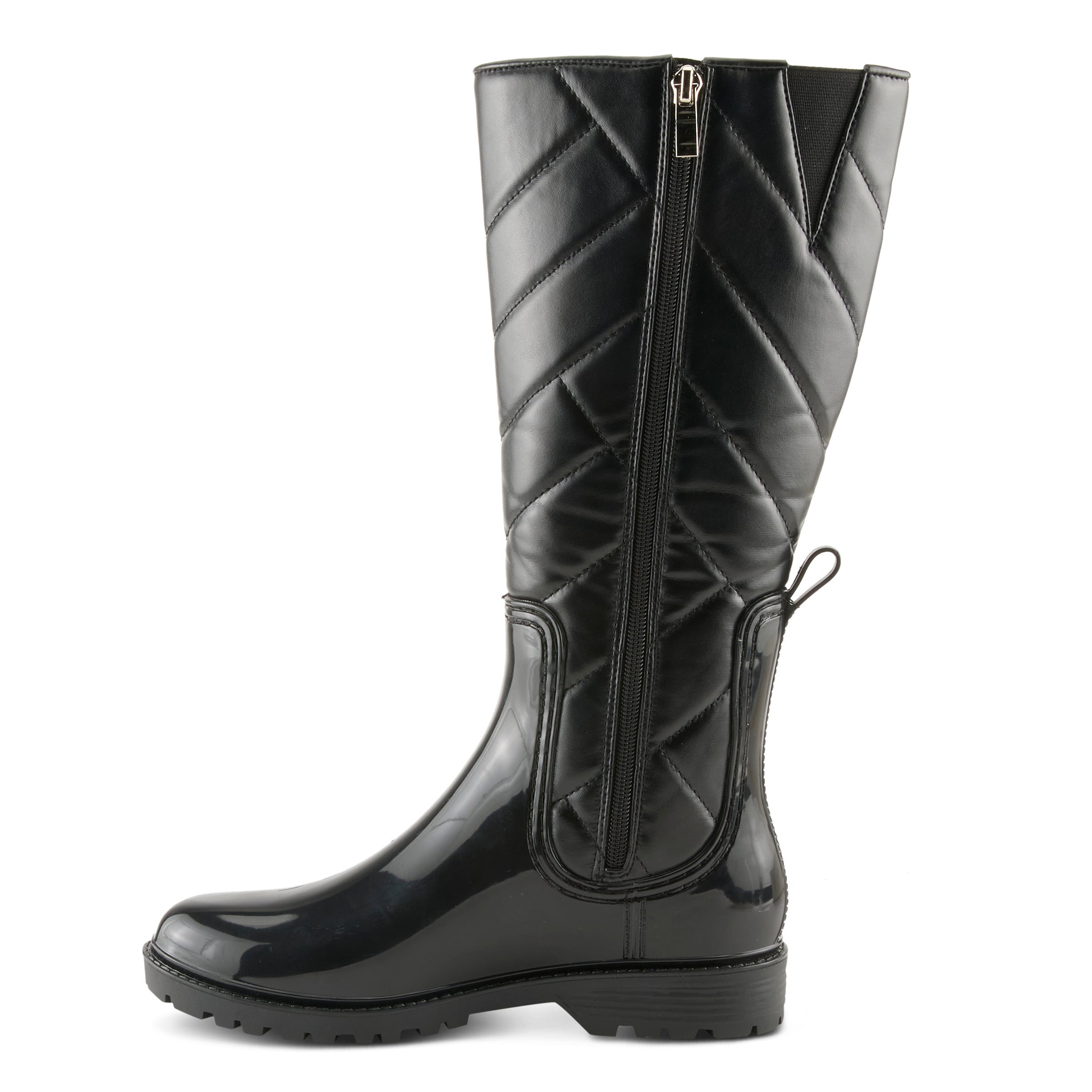 Quilted rain boots on sale