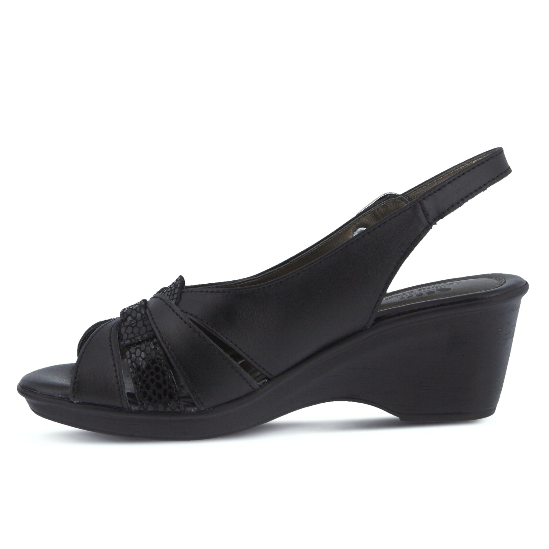 BLACK ADORABLE SANDAL by SPRING STEP – Spring Step Shoes