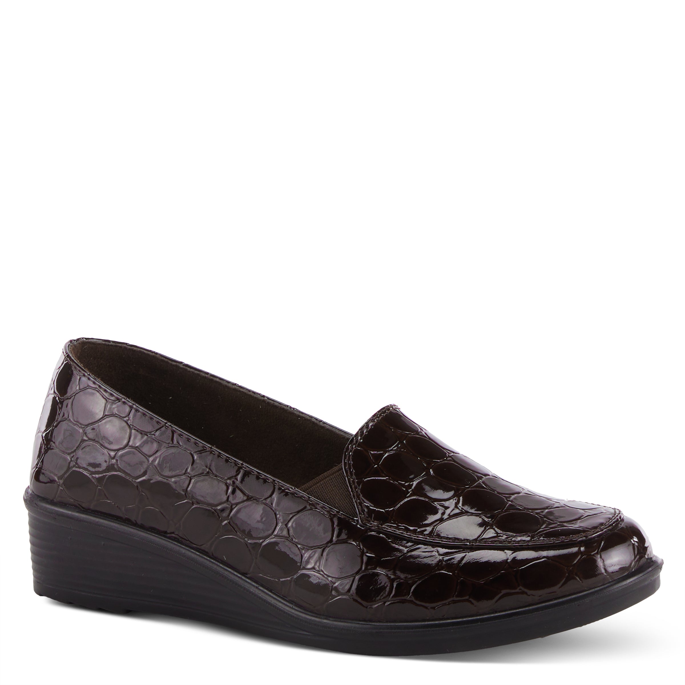 DARK BROWN CROCO