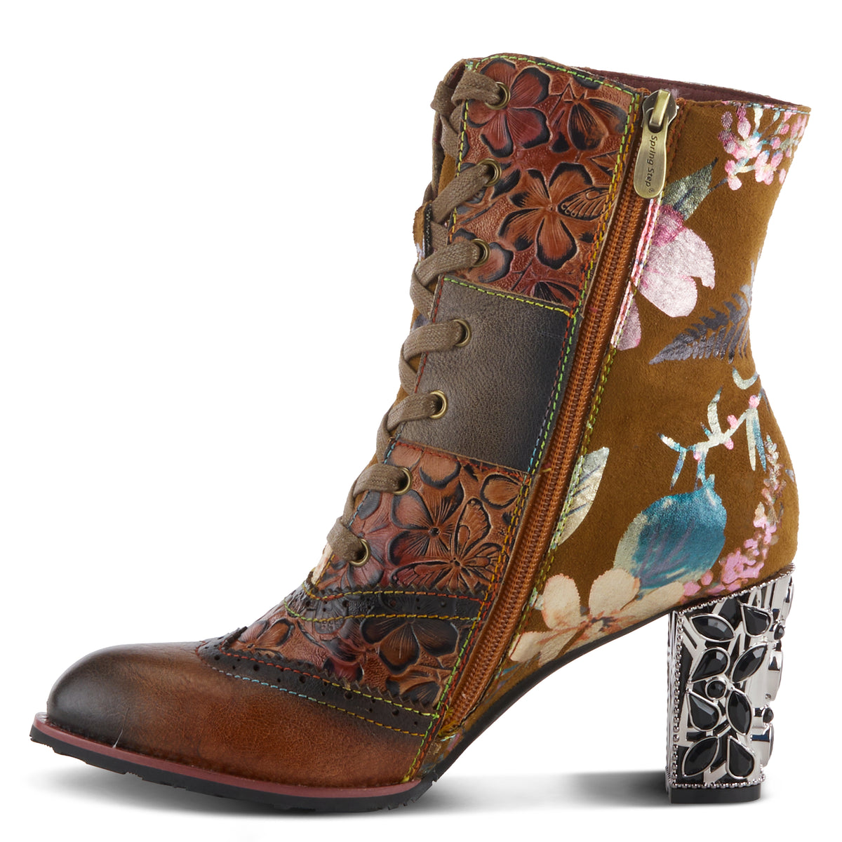 L'artiste Cherryla Western Mid Calf Bootie – Spring Step Shoes