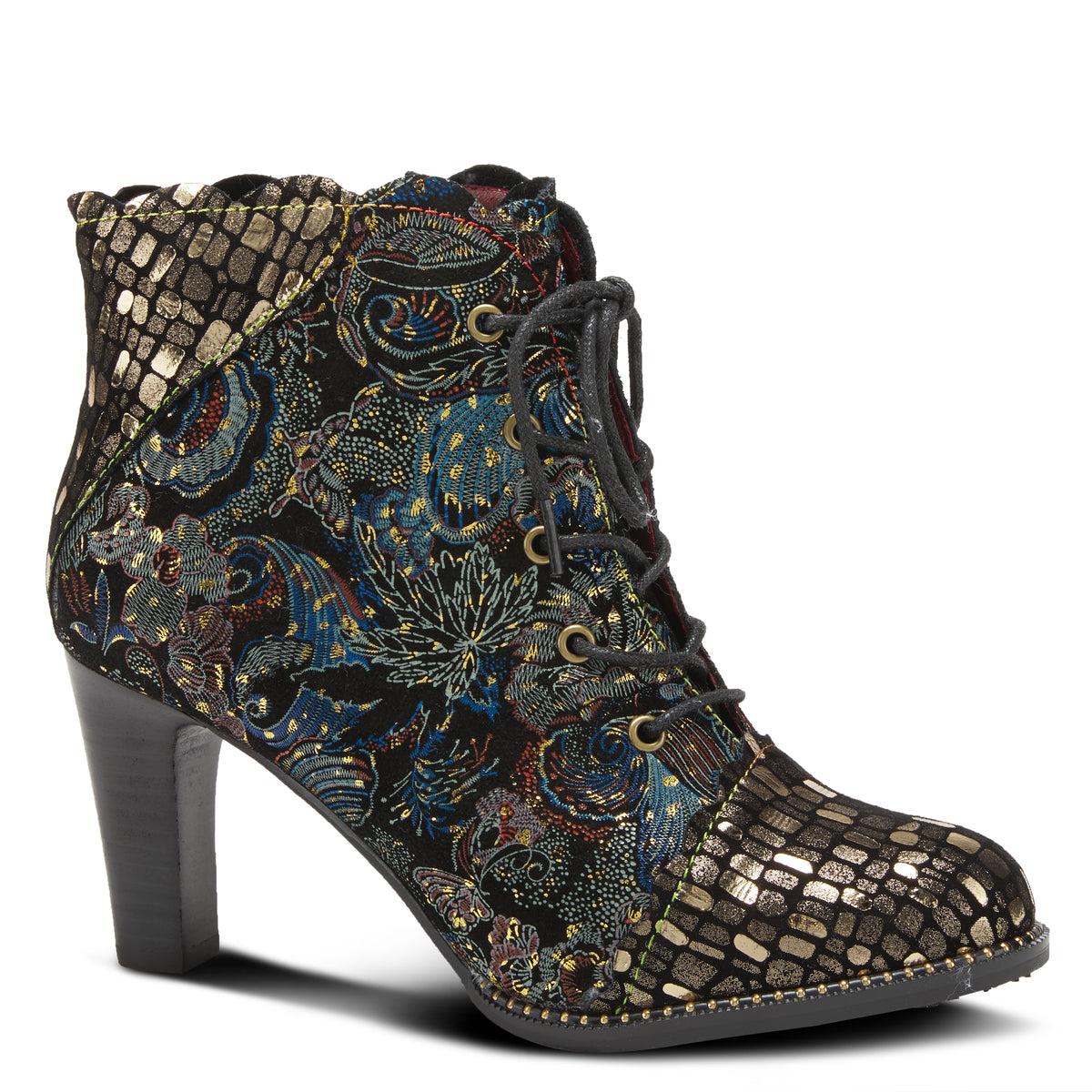 L'artiste Glitterail Boots: Leather Shoes – Spring Step Shoes