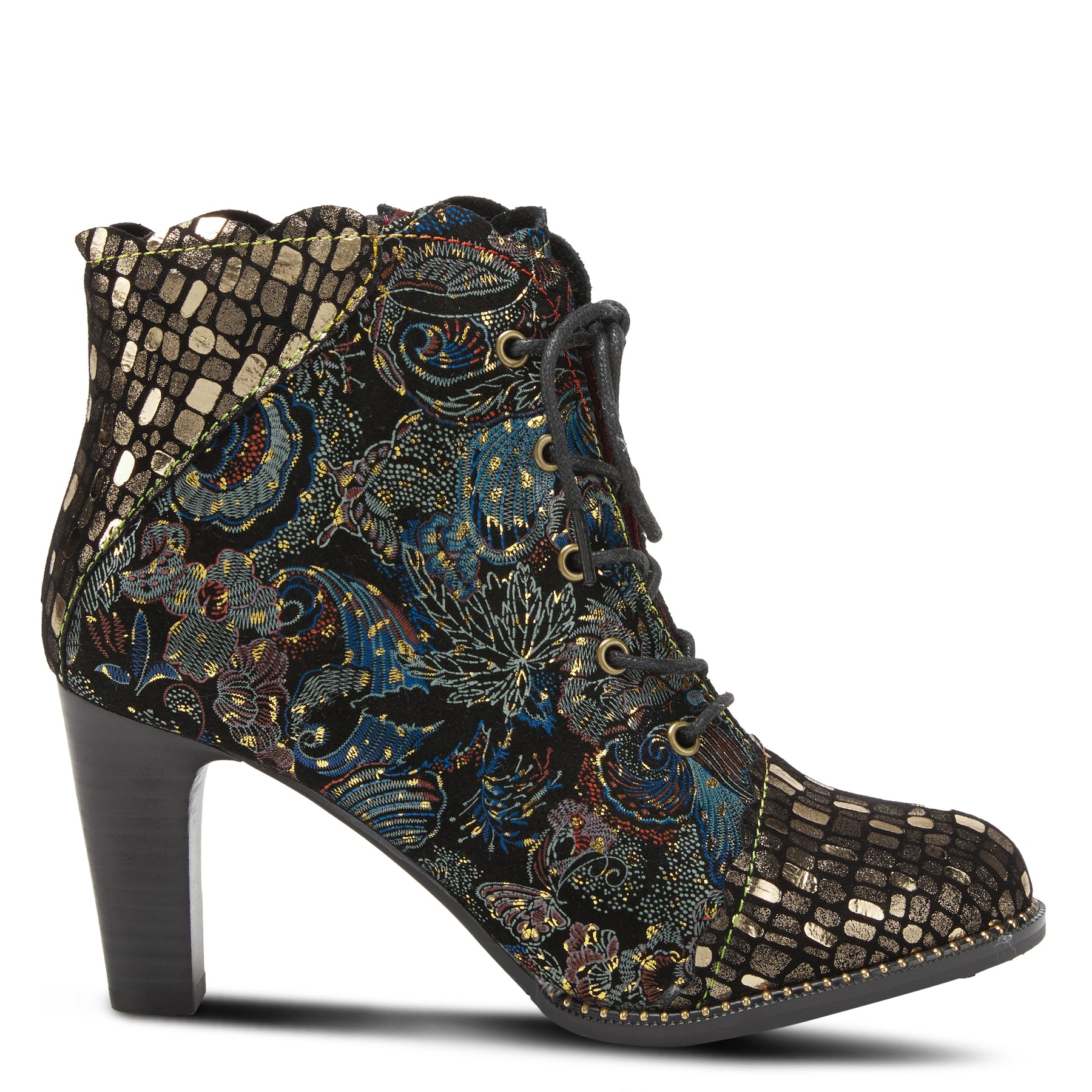 L'artiste Glitterail Boots: Leather Shoes – Spring Step Shoes