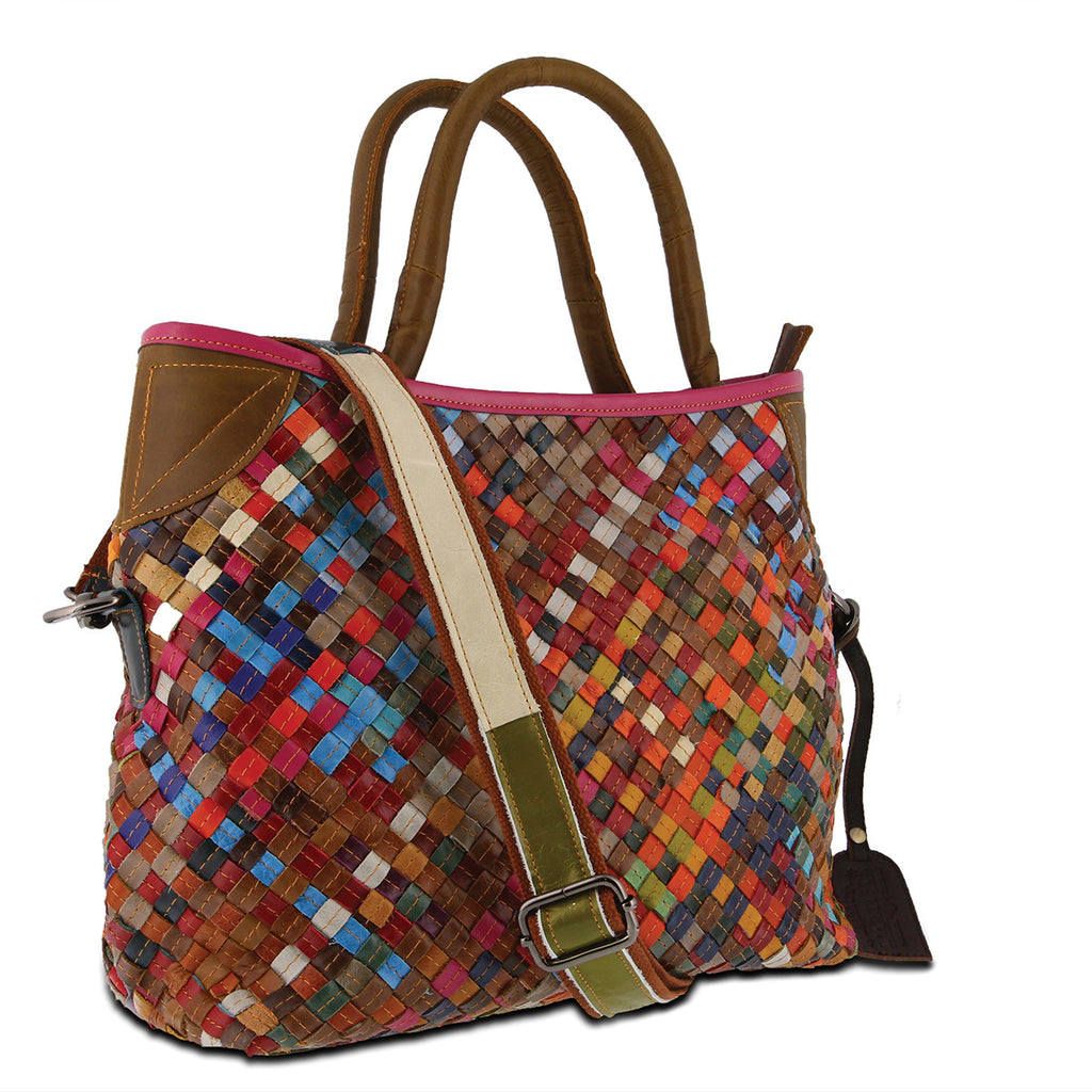 RAINBOW MULTI COLOR HB NOVEMBER HANDBAGS by L ARTISTE Spring