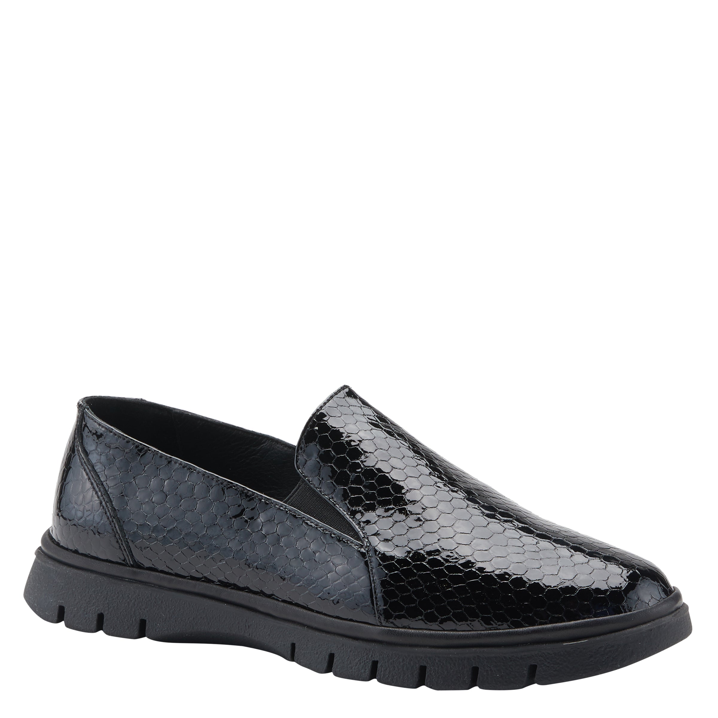 BLACK CROCO PATENT