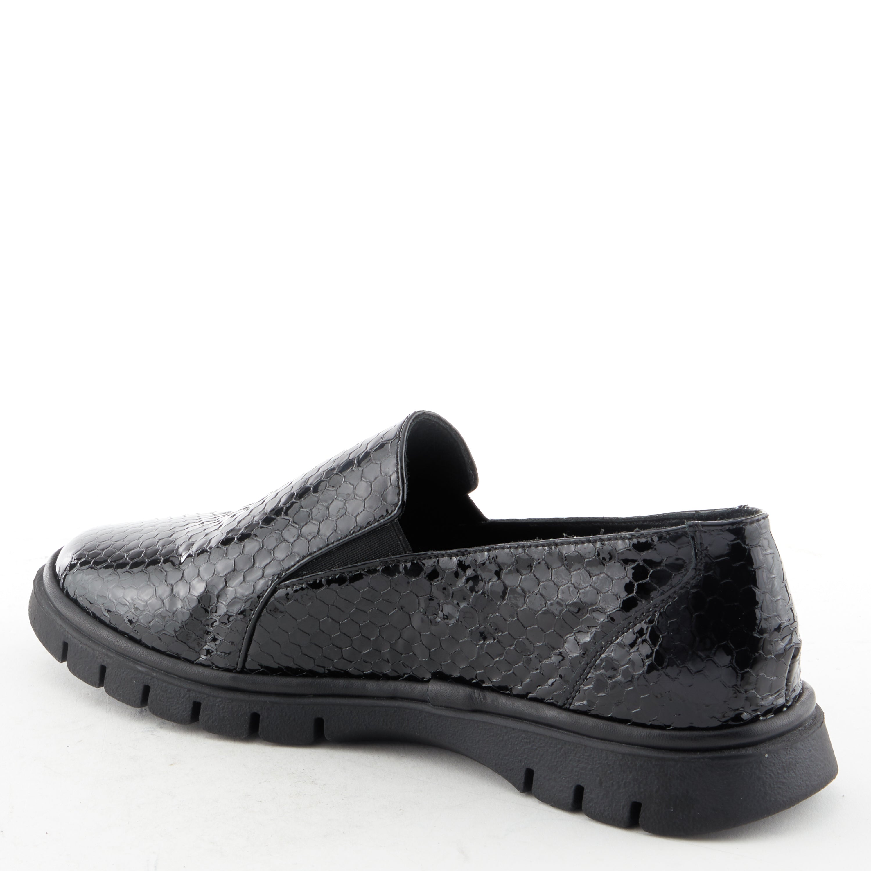 BLACK CROCO PATENT