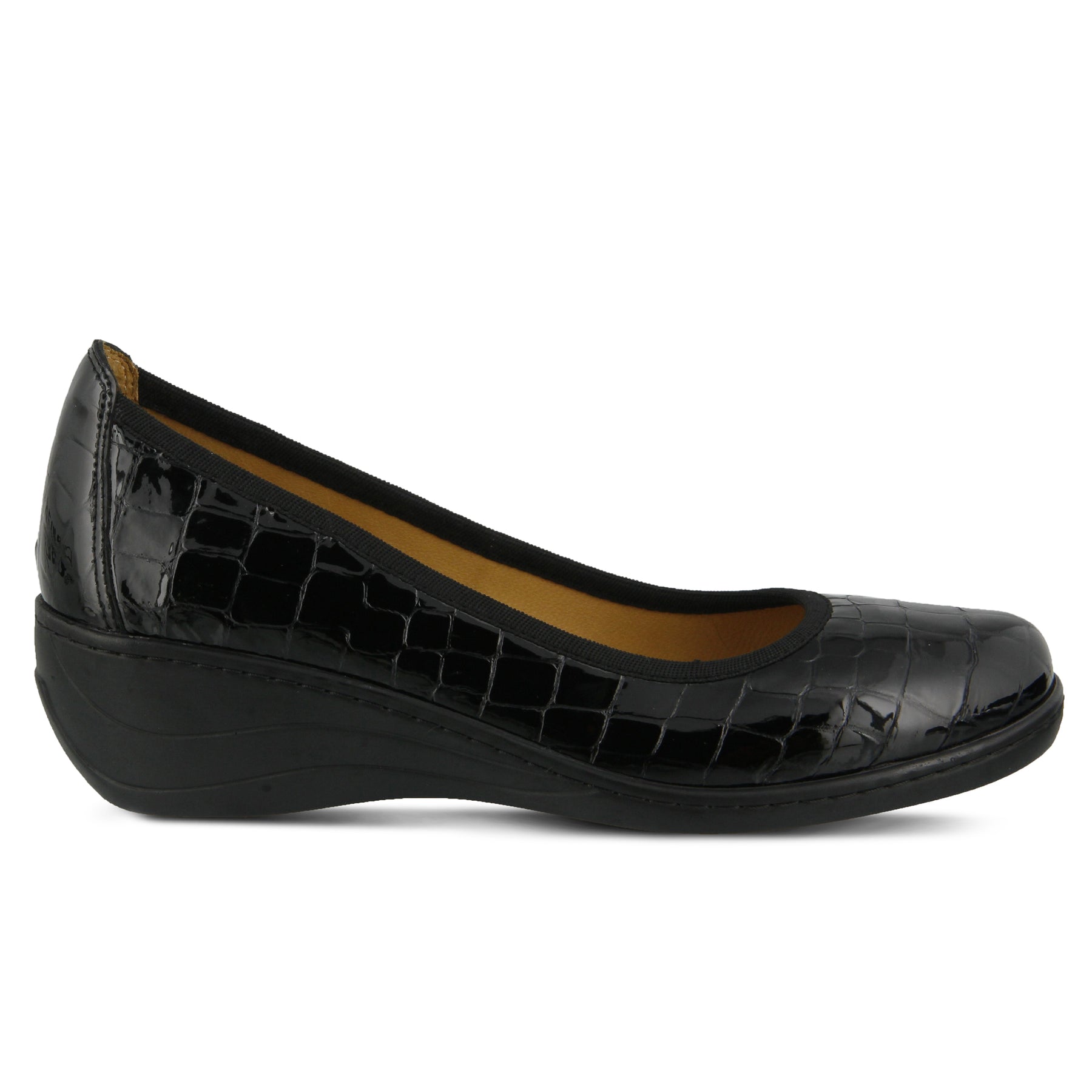 BLACK PATENT KARTII SLIP-ON SHOE by SPRING STEP – Spring Step Shoes