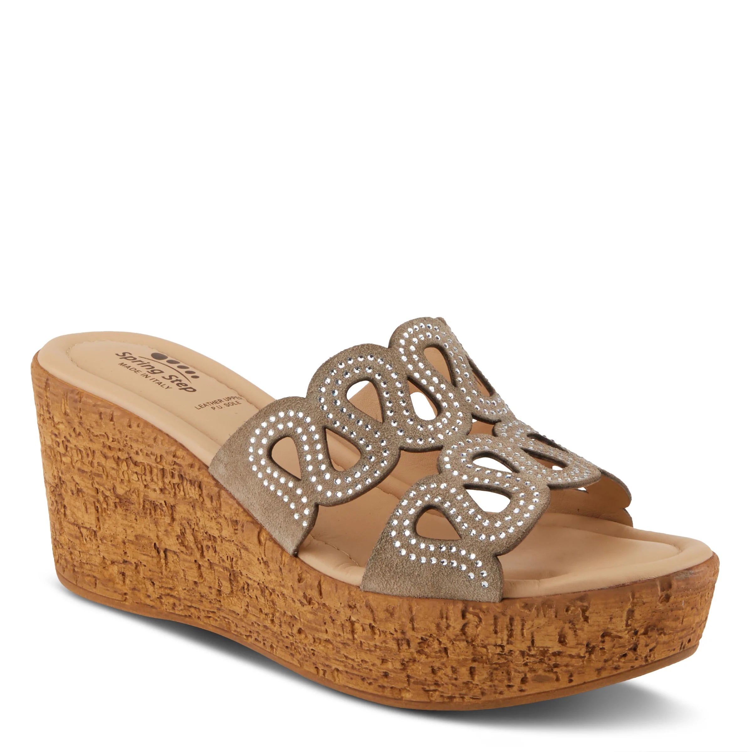 Beige wedge shoes online