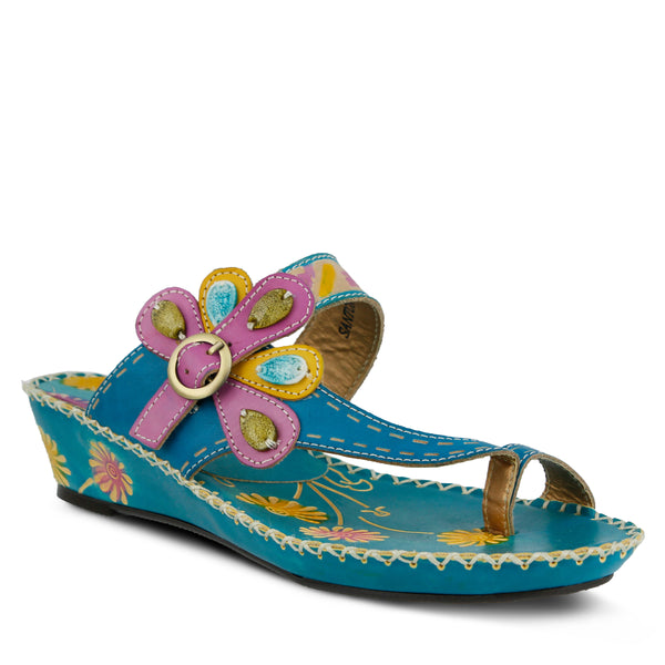 Toe Ring Thong L'artiste Santorini Slide Sandal —Spring Step Shoes