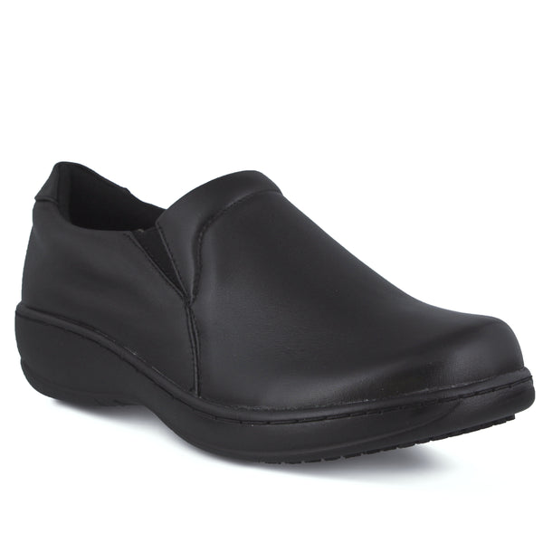 BLACK WOOLIN SLIP-ON SHOE by SPRING STEP PROFESSIONAL – Spring